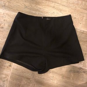 Black High Waist Dressy Boutique Shorts